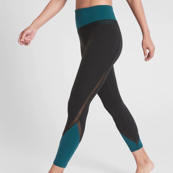 Athleta Pants - NWOT Athleta Blue Elevation 7/8 Leggings